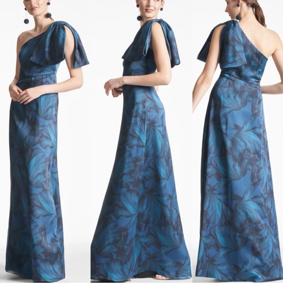 Sachin + Babi CHELSEA GOWN - TONAL PETAL New w partial tag - Picture 4 of 17